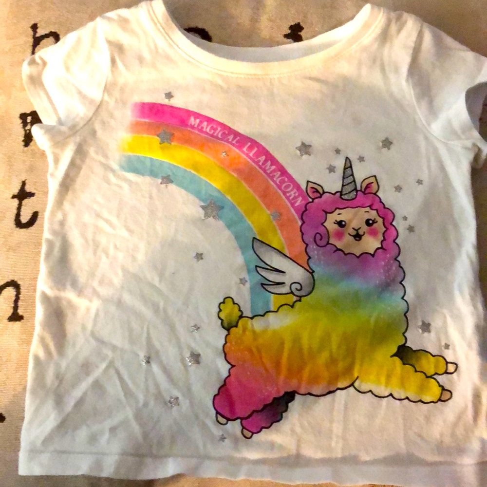 Girls Llamacorn Shirt